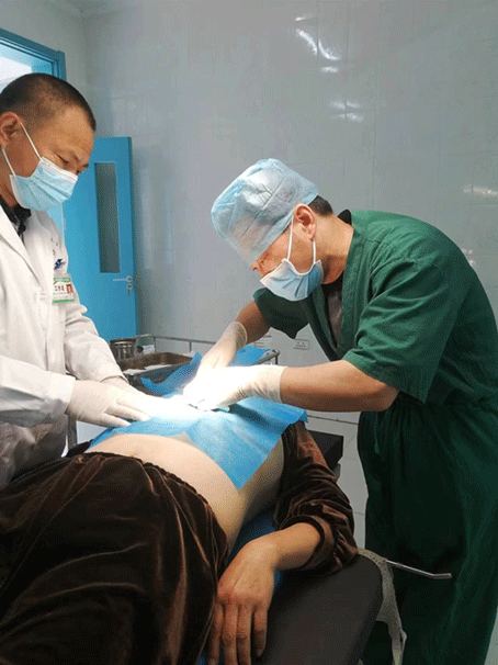 寿县中医院紧密型县域医共体重点帮扶专家开展门诊手术